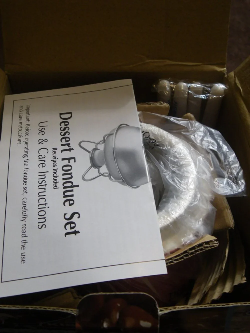 Vintage Hershey's Kisses Chocolate Dessert Fondue Set (2004) New In Box